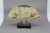 Traditionelles persönliches Metallfaltender Fan, handgemachter Panda-Bambusmetallchinese-Fan