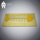 Wasserdichte Goldmetallvisitenkarten, Bronzeüberzug-metallische Goldkarten-unterschiedliche Schattierung