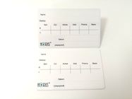 Personifizierte PVC-Visitenkarten mit dem Schreiben des Bereichs für Lotterie/Geschäft