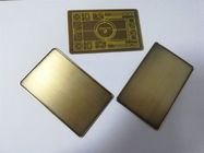 Kundenspezifische Messingbronzemetall-Promi Mitgliedskarten mit großem Chip Slot