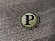 0.3mm Metallaufkleber-Goldplatte für Jeans-Handtaschen-Marken-Logo