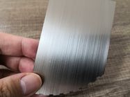0.40mm silberne gebürstete Edelstahl-Metallkarte Logo Printing