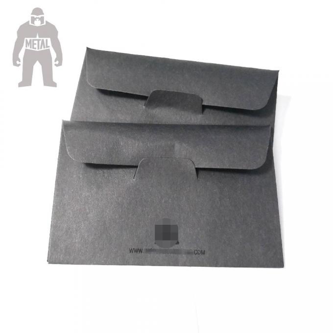 Steife schwarze Farbe des Weihnachtsumschlag-Kartenhalter-90x60mm druckte Papier 120gsm