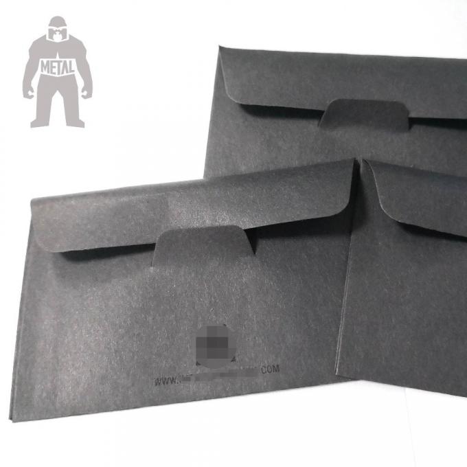 Steife schwarze Farbe des Weihnachtsumschlag-Kartenhalter-90x60mm druckte Papier 120gsm