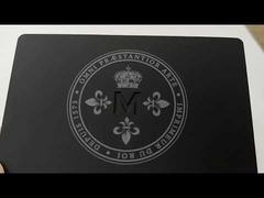 Luxury Custom CR80 Metal Membership Card Silicone Coated