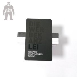 Kundengebundene Matt-Schwarzes Plastik-PVC-Mitgliedskarte 85.5x54x0.76mm