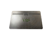 85x54x0.5mm schnitt Stahltaxi Promi Mitgliedskarte Logo White Signature