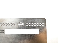 85x54x0.5mm schnitt Stahltaxi Promi Mitgliedskarte Logo White Signature