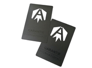 Matt Black Membership Card Custom-Stahl-Promi Durchlauf herausgeschnittenes Logo