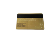 Luxus-Metallmitgliedskarte-Magnetstreifen-Bankkarte des Gold24k