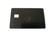 PVD-Schwarz-Matte Finish Social Media NFC-Visitenkarte mit Chip N-tage215