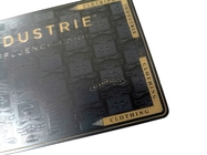 Matt Gold Plated Stainless Steel-Metallmitgliedskarte mit kundenspezifischem Logo
