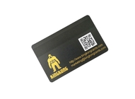 CR80 IC NFC RFID Metallkreditkarte Mattschwarzes OEM-Logo