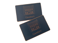 ISO-Metallmitgliedskarten-Matt Coated Copper Bronze Brushed-Laser gravieren