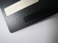 Laser gravieren Metall RFID kardieren Matt Black 4442 Chip Magnetic Stripe Debit Card