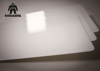 Einfache weiße klare PVC-Visitenkarten bedruckbares Cr80 30 Mil 85.6x54x0.76mm