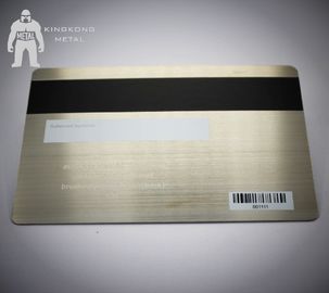 Persönlicher Luxustrainer-Aluminiumvisitenkarte-Verdrängungs-Metalllogo eingeschlossen