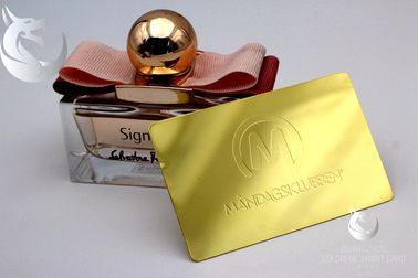 Visitenkarten Gewohnheit graviertes goldenes überzogenes Advertisementing Vip Rose Goldmetall