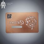 Personifiziertes graviertes kundenspezifisches Metallmitgliedskarten Soem-Logo, das neue Art schattiert