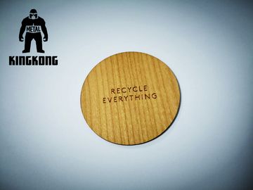 Hölzerne RFID Karten  1K IC Chip-mit Stich Silkscreen Drucken