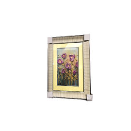 Quadratisches Dekor-Gold Feld Wand-Kunst für Schlafzimmer 500 x 700mm der Zeitgenosse