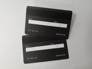 Silberne metallische PVC-Visitenkarten mit glattem kundengebundenem UVlogo