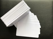 Weiß PVC-Visitenkarten Reprintable glatte 85.5mm*54mm des Einzelhandels-CR80 leere