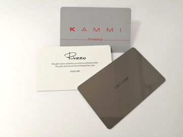 85.5x54x0.76mm PVC-Visitenkarten, 4C/4C bereiften grauen Mitgliedschafts-Ausweis RFID