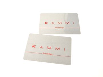 85.5x54x0.76mm PVC-Visitenkarten, 4C/4C bereiften grauen Mitgliedschafts-Ausweis RFID