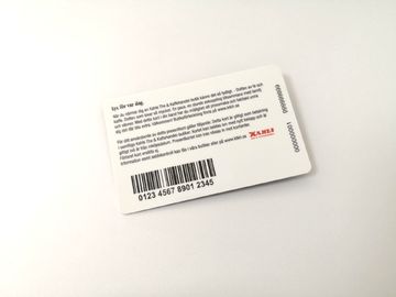 Sublimations-kardiert Plastikgewohnheit PVC vorgedruckte runde Ecke Barcode Qr Code