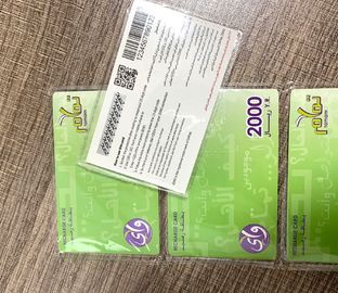 Kundenspezifischer Papierlottoschein-Kratzer-Karten-Druckglanz/Matt-Laminierung