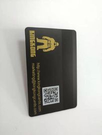 Elegante Edelstahl-Visitenkarte verdoppeln 4442 Chip und Chip-Mattschwarzes  1K
