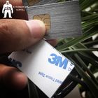 Polieredelstahl-Visitenkarte-Namensschild-Marken-Platten-Metallaluminiumumbau mit 3M-Aufkleber