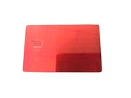 Rote 1.2mm Metallmitgliedskarte mit Chip Brush Finishing