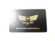 Tiefe Ätzungsbeschaffenheit Logo Metal Membership Card Withs Debossed