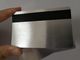 Silber gebürstete materielle PVC-Mitgliedskarte mit HiCo-Magnetstreifen 85.6*54mm