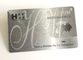 Golssy-Endeglatte PVC-Visitenkarten mit der flachen Seriennummer wasserdicht