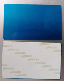 Polieredelstahl-Visitenkarte-Namensschild-Marken-Platten-Metallaluminiumumbau mit 3M-Aufkleber